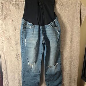Sonoma Maternity Blue Denim Jeans with Relaxed Fit